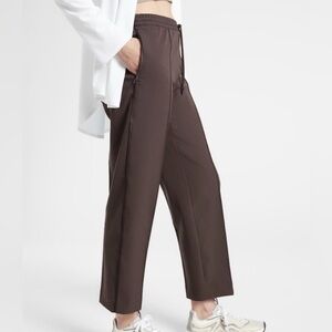 Athleta Endeavor Brown Straight Leg Athletic Pant Mocha 2